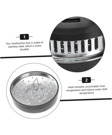 Tovinanna Moxibustion Box - Adjustable Metal Holder & Bracket for Wellness Gifts | Healthy Moxa Sticker Holder | Ai-Box ABS Design - Buy Online on GoSupps.com