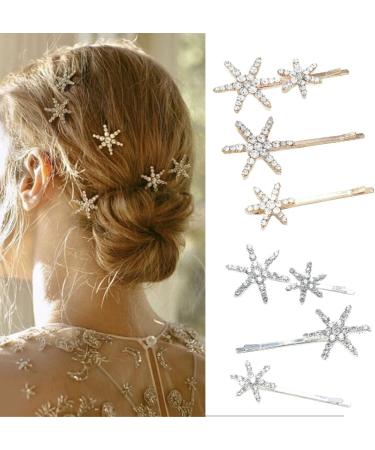 Limtula Lovely Hair Clip for Girls -slip Hair Barrettes for Teenagers Star Shape Hot Girls One Word Hair Pin Silver - Buy Online on GoSupps.com