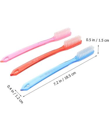 Frcolor 30-Pack Soft Bristle Toothbrushes for Adults - Travel-Friendly Plastic Toothbrushes & Floss for Ultimate Oral Care - Buy Online on GoSupps.com