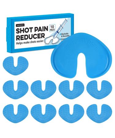 10 Pack Shot Helper Pain Blocker Device - Champion Distractor Shot Relief for Kids - For Professional & Home Use - Reusable Hurt Blocker Shot Buddy - Numbing Cream for Shots Alternative