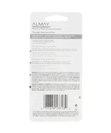 Almay One Coat Thickening Mascara Blackest Black 401 - 0.26 oz - Buy Online on GoSupps.com