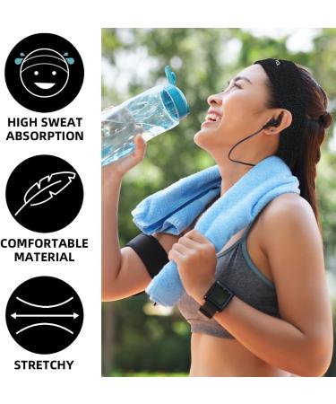 Eono by Amazon Sports Headbands for Running & Fitness - Ultimate Comfort & Performance (Black) - Buy Online on GoSupps.com