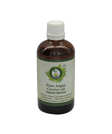 Argan Oil Argania Spinosa For Hair For Face Pure Argan Oil 100 Pure Natural Cold printed Argan Oil 50ml 169oz By R V Essential 50ml 169oz