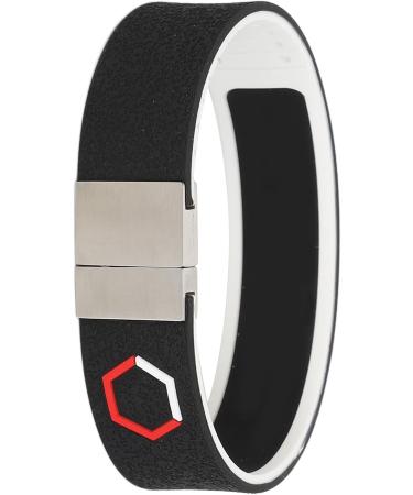 Jauarta Antistatic Bracelet - Energy Balance Anti-Fatigue & Electrostatic Removal - Silicone with Negative Ions (Black) - Buy Online on GoSupps.com