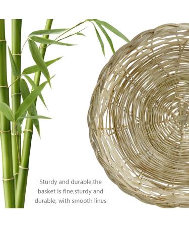 Spkaodngo 5 Pcs Bamboo Paper Plate Holder - 10 Inch Round Woven Plate Holder Reusable Paper Plate Holders for Picnic Party - Buy Online on GoSupps.com