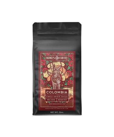 Bones Coffee Company World Tour Sample Pack with Specialty Mug | Pack of 5 Single-Origin Ground Coffee Beans - Medium Roast | Specialty Coffee Beverages - Buy Online on GoSupps.com