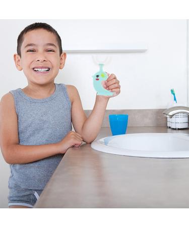 Buy Lalafina 4-Piece U-Shaped Manual Toothbrush Set for Kids | 360 Degrees Children's Toothbrush | Soft Silicone Travel Toothbrush & Massage Toothpaste - Buy Online on GoSupps.com