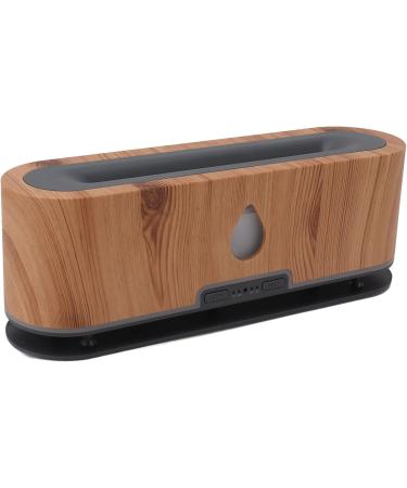 DAUZ Flame Aromatherapy Diffuser | Noiseless Essential Oil Diffuser with Colorful Lights for Home & Office (US Plug - Buy Online on GoSupps.com