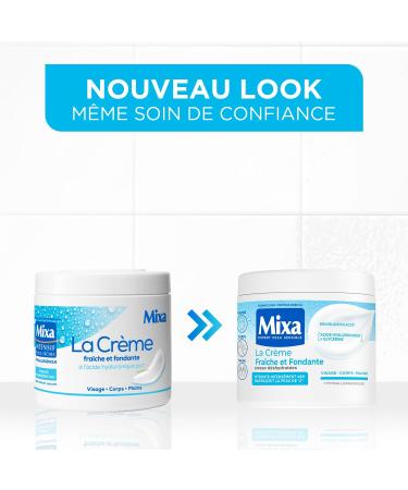 MIXA - Cr me Hydratante Multi-Usages - Hydratation 48H & Effet Frais -2 - Acide Hyaluronique Karit & Amande Douce - Peaux S ches et Sensibles - Pot 400ml - Buy Online on GoSupps.com