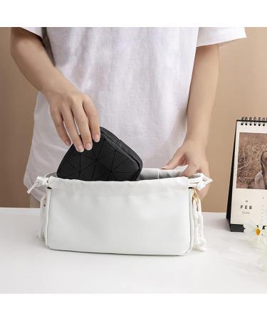 Portable Waterproof Sanitary Napkin Storage Bag - Black Leather Menstrual Cup Pouch for Teen Girls & Women - Buy Online on GoSupps.com