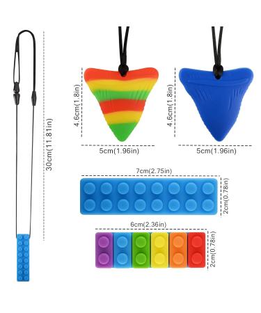 Silicon Block Bei ring Set | 8 Pieces Sensory Silicone Teething Rings for Kids | Safe for Boys & Girls with ADHD & Autism - Buy Online on GoSupps.com