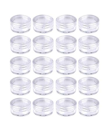 Desenda 20 Pieces Small Clear Round Travel Sample Jar Pots for Women Creams Make-up Sample Containers - 5ml - Buy Online on GoSupps.com