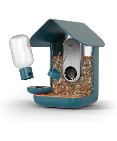 Bird Buddy Original 3-in-1 Feeding Set | Water Fountain Fruit Skewer & Jelly Tray - Blue Color | International Shipping - Buy Online on GoSupps.com