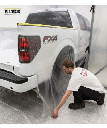 PlazMask Pre-Taped Masking Film  5-Feet X 65-Feet 5-fr x 65-ft - Buy Online on GoSupps.com