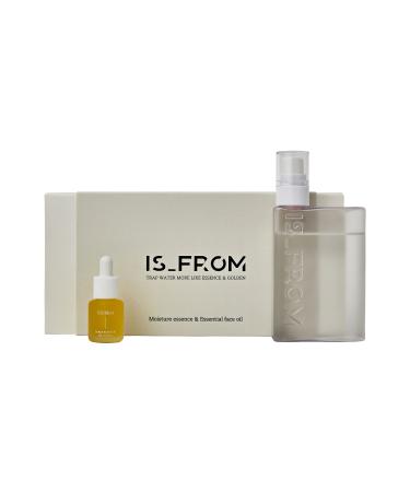IS_FROM isfrom Oil Blend Facial Mist Trap Water GOLDEN for Nourishment 3.2oz l Vegan Facial Oil Mist for Dry Skin
