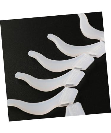Angoily 5 Pairs Earstulpe Earrings - Anti-Ear Lock Accessories for Glasses - White Glass Clamping Frame Holders - Buy Online on GoSupps.com