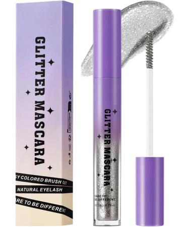 Glitter Mascara Waterproof Mascara Long-Lasting Lengthening and Curling Eyelash Makeup for Weddings Dates Travel Parties Evening Events Stage Performances Proms and More - Buy Online on GoSupps.com