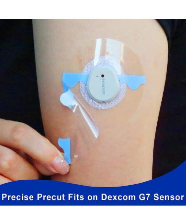 G7 Adhesive Patches Waterproof CGM Protection 50 Pack - Transparent Dexcom Overpatch - Hypoallergenic Pre-Cut Adhesive Tape - 10 Days Wear - 50 Count - Buy Online on GoSupps.com