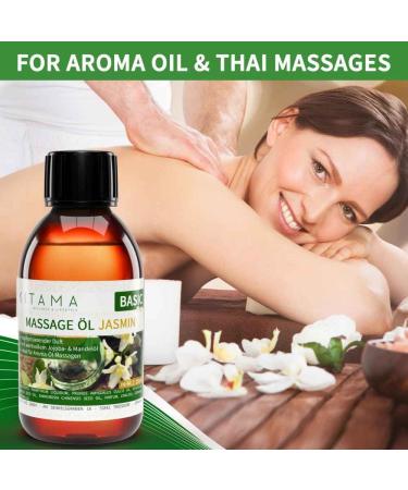 KitaMa Jasmine Massage Oil - 5000ml Aroma Body Oil for Nourishing Relaxation - Thai Care Oil for Massages - Buy Online on GoSupps.com