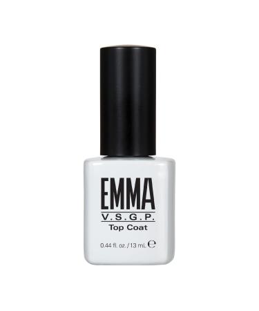 EMMA Beauty Top Coat Treatment for UV/LED Light Cure Gel Polish, 0.44 fl. oz.