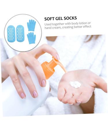 Housoutil Moisturizing Heel Socks Cracked Skin Socks Gel Heel Sleeves Gel Socks Womens High Heel Shoes Cracked Skin Gloves Moisturizing Socks Skin Care Gloves Dry Skin Gloves Spa - Buy Online on GoSupps.com