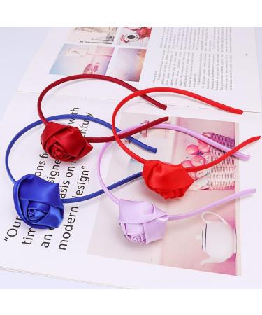 hgnxa Vintage Floral Headband Rose Headband Valentine Headband For Women Rose Flower Headband Wedding Headband Flower Crown - Buy Online on GoSupps.com