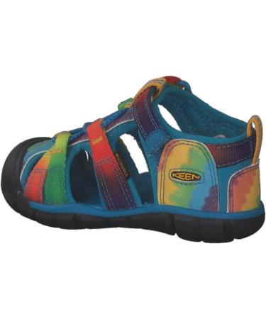 KEEN Unisex Kid's Seacamp 2 CNX-Baby Sandal - Vivid Blue Tie Dye - Size 3 UK Child - Buy Online on GoSupps.com