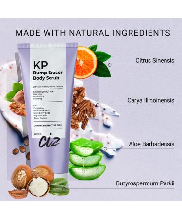 KP Bump Eraser Body Scrub: Exfoliating Keratosis Pilaris Strawberry Skin Treatment - Smooths Rough Bumpy Dry Skin on Arms Legs Buttocks - KP Scrub Wash Helps Reduce Ingrown Hair Bumps 8 Ounce (Pack of 1) - Buy Online on GoSupps.com