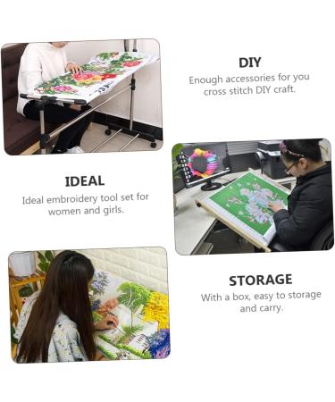 Coheali 50-Piece Embroidery Tools Friendship Kit | Cross Stitch Set & Accessories for DIY Crafts - Buy Online on GoSupps.com