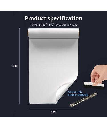 Art3d Adhesive Tile Setting Mat - 12in. X 360in. Double-Sided Tape Sheet for Crafts, Arts, DIY Projects - Damage-Free & Residue-Free - Buy Online on GoSupps.com