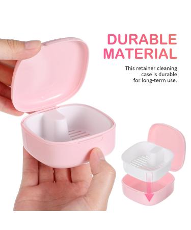 Beaupretty Retainer Box - Portable Retainer Holder & Cleaning Case for Travel | Durable Storage & Soaking Case - Buy Online on GoSupps.com