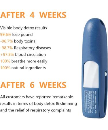 AAOCLO Body Slimming and Detox Aromatherapy Nasal Stick - Improve Skin, Reduce Weight, Relieve Stress - 3pcs - Buy Online on GoSupps.com