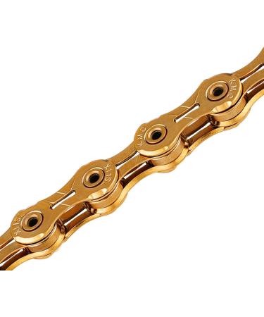 KMC X11sl Ti-Ni Gold Chain - Premium Single Speed Cycling Accessory - Buy Online on GoSupps.com