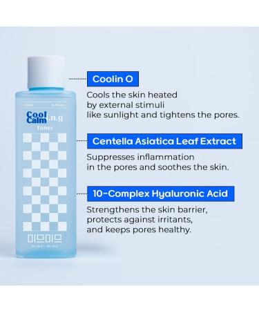 Cooling Calming i.n.g Toner | Pore Tightening Facial Toner | pH 5.5 Hydration & Trouble Care | Cruelty Free Clean Beauty (260ml - Buy Online on GoSupps.com