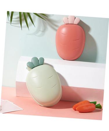 WOONEKY 2pcs Boxes Soap Box Soap Dish with Storage Shelfs Portable Paper Towel Holder Door Strike Plate Plastic Soap Holder Shampoo Draining Soap Container Drain Box With Cover Pp Travel - Buy Online on GoSupps.com