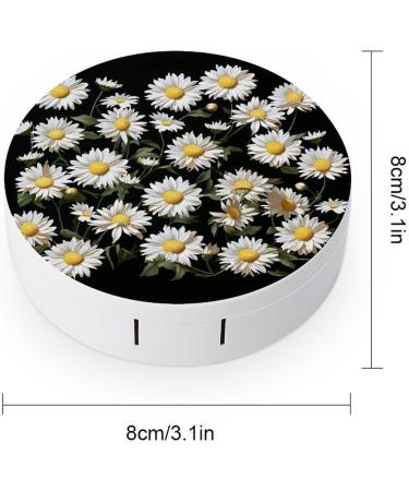 Buy Daisy Print Contact Lens Case - Durable Plastic Lens Care Box & Travel Organizer - Buy Online on GoSupps.com