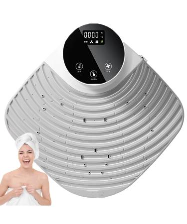 Portable Waterproof Body Dryer Automatic Whole Body Shower Dryer Open Gravity Sensing Negative Ions Body Heater Blow Dryer for Home and Bathroom with Weight Scale