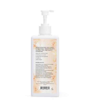 SkinRestore Hydrating Face & Body Wash - Hyaluronic Acid Cleanser for Sensitive Skin - 350ml Sulfate Free & Cruelty Free - Foaming Face Wash for Women - Buy Online on GoSupps.com