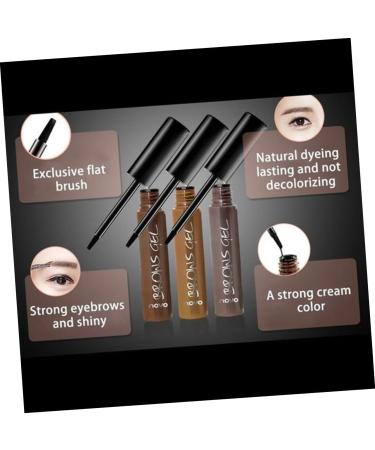 FRCOLOR Waterproof Brow Pencil Eyebrow Glue Gel Eye Brow Gel Eyebrow Tint Eyebrow Cream Unibrow Makeup Pen 1 count (Pack of 1) Dark Grey - Buy Online on GoSupps.com