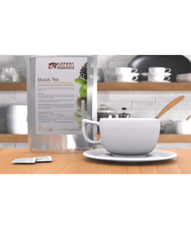 Dherbs Mucus Tea 40g - Natural Herbal Remedy for Clearing Mucus Buildup - Buy Online on GoSupps.com