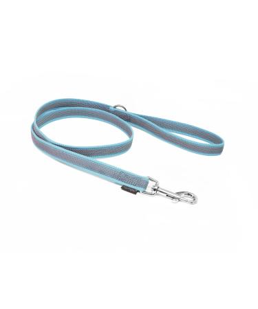 Mystique Rubberized Leash 20mm with Hand Loop Standard Carabiner Light Blue 1.2m 1.2m Light Blue