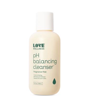 Love Wellness pH Balancing Cleanser - Gentle Cleansing Formula Balances Vaginal Health & pH Levels - Moisturizing Aloe Vera & Calendula for Itchy & Dry Skin - Fragrance-Free, Sulfate & Paraben-Free