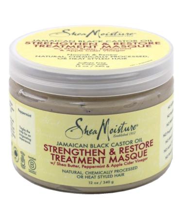 Shea Moisture Jamaican Black Castor Oil Treatment Masque 12 Oz - Pack of 2 - Buy Online on GoSupps.com