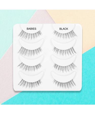Buy ARDELL 4 Pack Natural Babies Black Lashes - 25g 4 Pairs | International Shipping Available - Buy Online on GoSupps.com