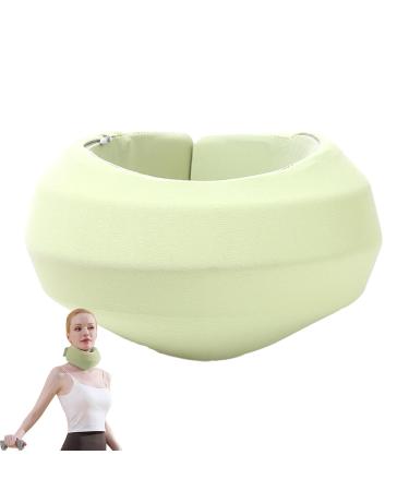 Rewrise Hubking Adjustable Soft Neck Support - Naked Printing for Men & Women | Ideal Spine & Posture Support in Schl Green - Buy Online on GoSupps.com