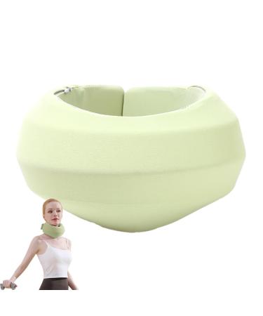Aisyrain breaker crane for sleeping hewn ruff - neck support - neckwear to relieve the nude pressure and neck support soft foam wrap relief of the cervical spine green