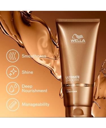 Wella Professionals Ultimate Smooth Conditioner Soothing conditioner for smooth and supple hair 200ml Conditioner 200 ml - Buy Online on GoSupps.com