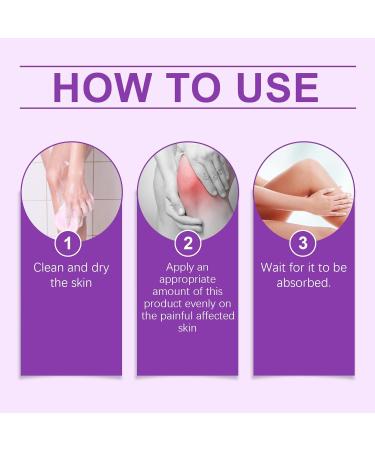 Gel violet apaisant pour les articulations gel rafra chissant pour les genoux les paules et les pieds cr me de soulagement aux ingr dients naturels relaxation longue dur e (3pcs) - Buy Online on GoSupps.com