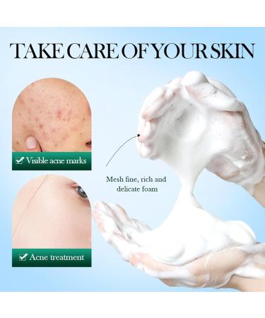 Crsetmyth Tea Tree Antipimple facial wash gel cleansing foam antipimples washing scrub facial cleansing with tea tree oil for impure skin against impurities and pimples facial cleansing - Buy Online on GoSupps.com