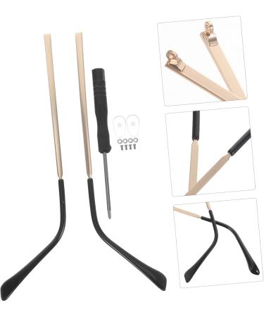 Operitacx Protective Glasses Holder & Replacement Parts - Sunglasses Arm Legs Metal Screwdriver Golden 13.6x0.6cm | International Shipping - Buy Online on GoSupps.com